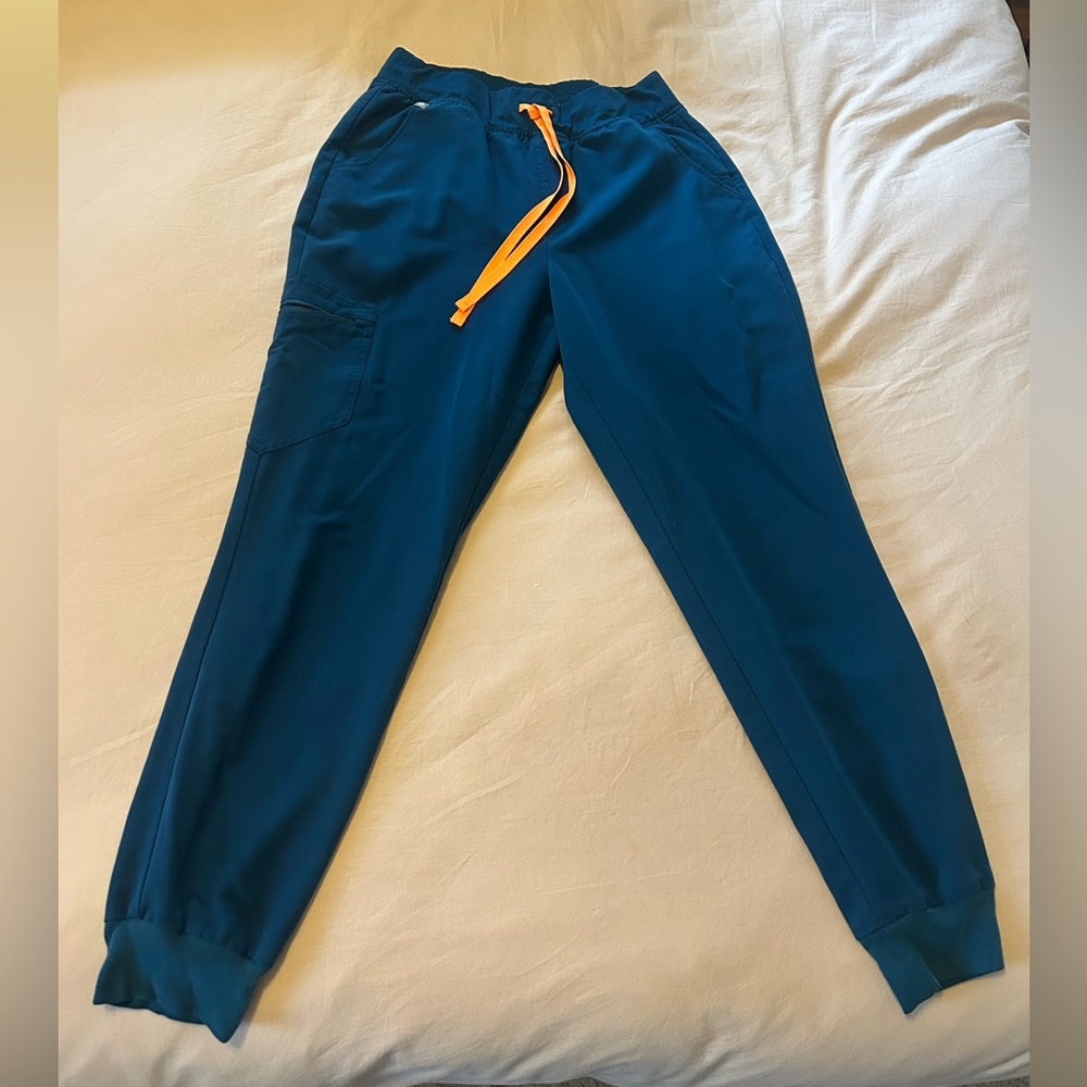 Women’s Figs Teal Zamora High Waisted Jogger Scrubs
